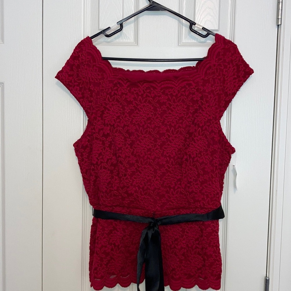 dress barn peplum shirt